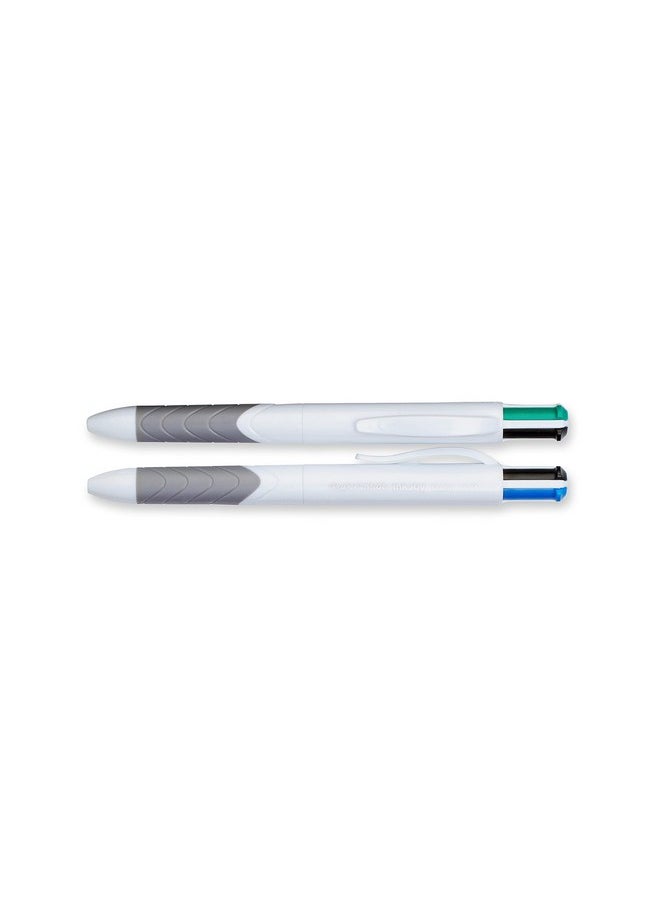 بيبر ميت أقلام حبر جاف قابلة للسحب من Paper Mate InkJoy Quatro، رأس متوسط، ألوان متنوعة، عبوة من 3 قطع  - Image 5