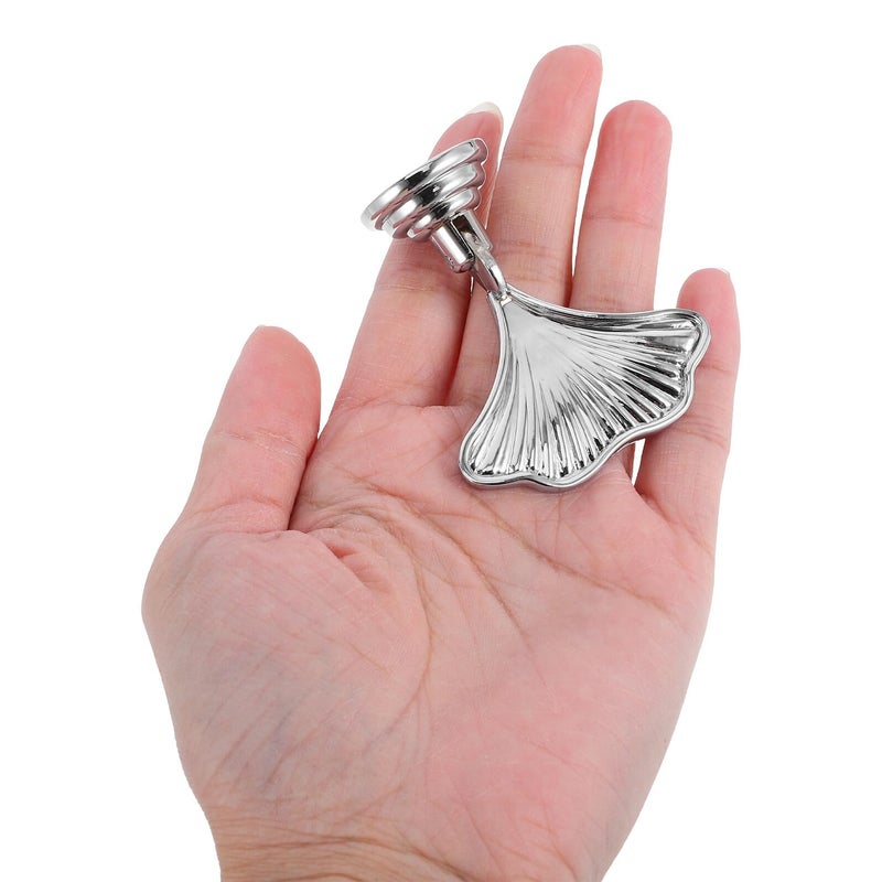 2pcs Zinc Alloy Single Hole Pull Handles Ginkgo Leaf Design For Cabinet Drawer Wardrobe Kitchen Furniture - Image 5