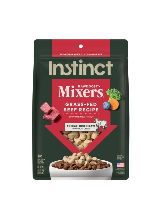 Instinct Raw Boost Mixers Beef Freeze Dried Dog Food Topper - 14OZ - Image 1