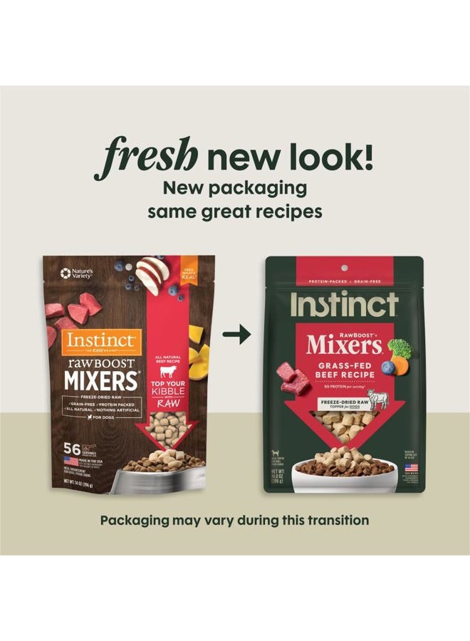 Instinct Raw Boost Mixers Beef Freeze Dried Dog Food Topper - 14OZ - Image 2