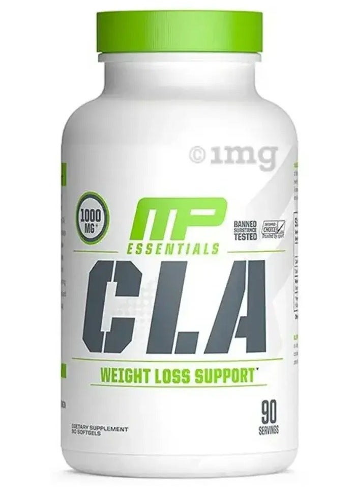 MusclePharm - Musclepharm Essentials CLA 1000 MG 90 Softgels 90 Serving - Image 1