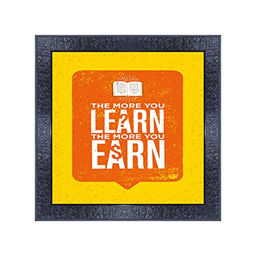 pnf Poster And Frames Motivational Quotes Frames With Acrylic Sheet | For Living, Bedroom | Home Decoration Item | Best Gifting Option (13x13inch) 836 - Image 1