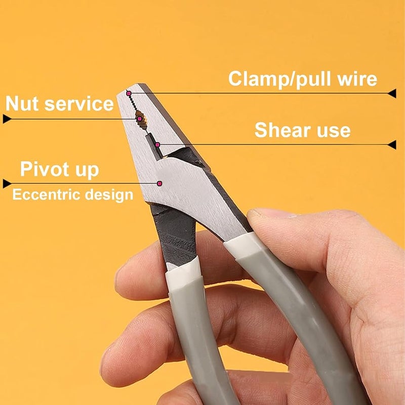 7 Inch Multifunctional Combination Pliers Essential Hand Tool For Wire And Various Tasks - Image 5