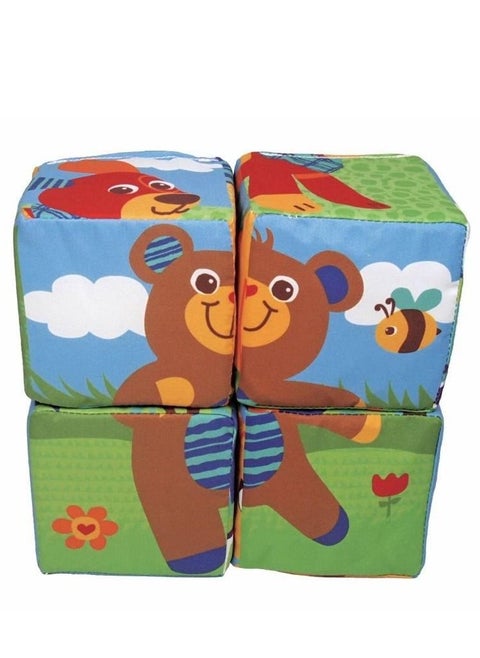 Animal puzzle cubes -developmental toys