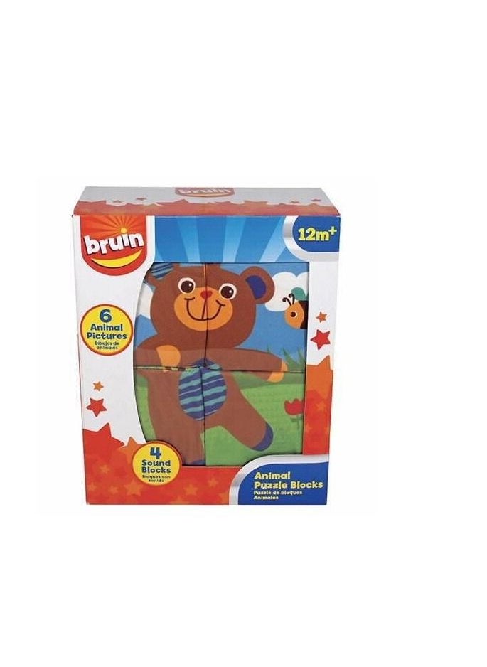 BRUIN Animal puzzle cubes -developmental toys  - Image 2