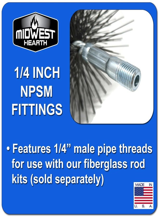 Midwest Hearth Wire Chimney Cleaning Brush (6-Inch Round) Made in USA - Image 3