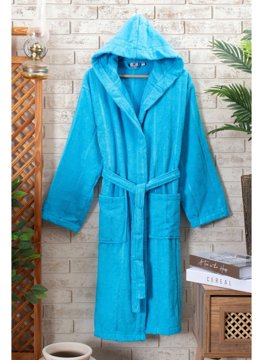 Dilbazz Home Textile Hooded Bathrobe Turquoise Color L-XL Size - pzsku/Z9191C4A4BDCB57EBC149Z/45/_/1731147594/c37de44a-656d-422a-a98d-5185d5928bc0