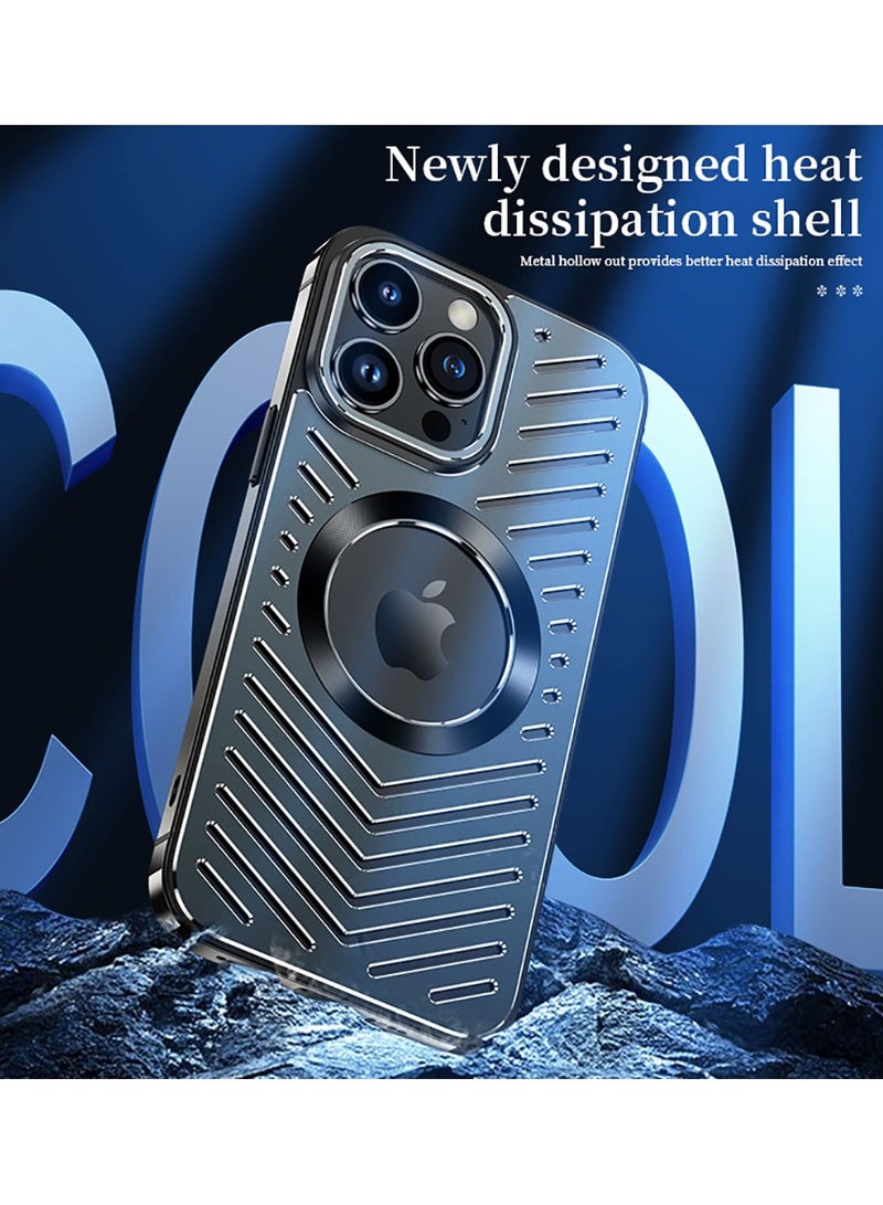 Magsafe Magnetic Case for iPhone 12 Pro Max 6.7 inch Cool and Breathable Cover Black - Image 2