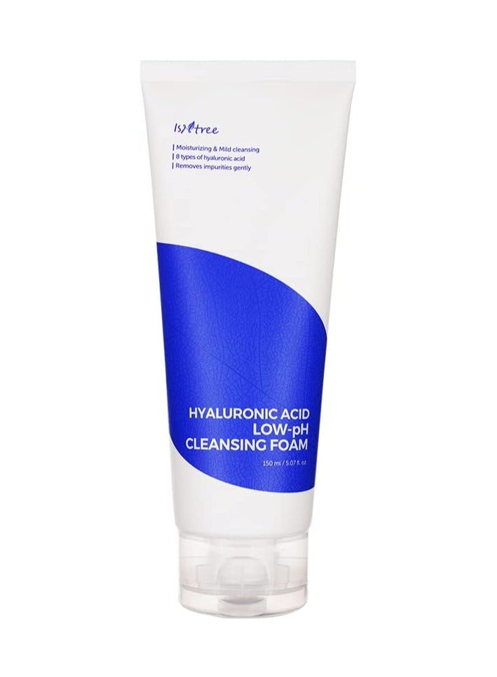 IsNtree Hyaluronic Acid Low-Ph Cleansing Foam 150ml 5.07 fl.oz | Moisturizing & Mild cleansing | 8 types of hyaluronic acid | Helps to remove impurities gently - Image 1