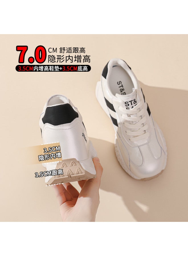 St&Sat Saturday 26 Spring Color-blocking Trainer Shoes Fashion Versatile Casual Women's Shoes - Image 4
