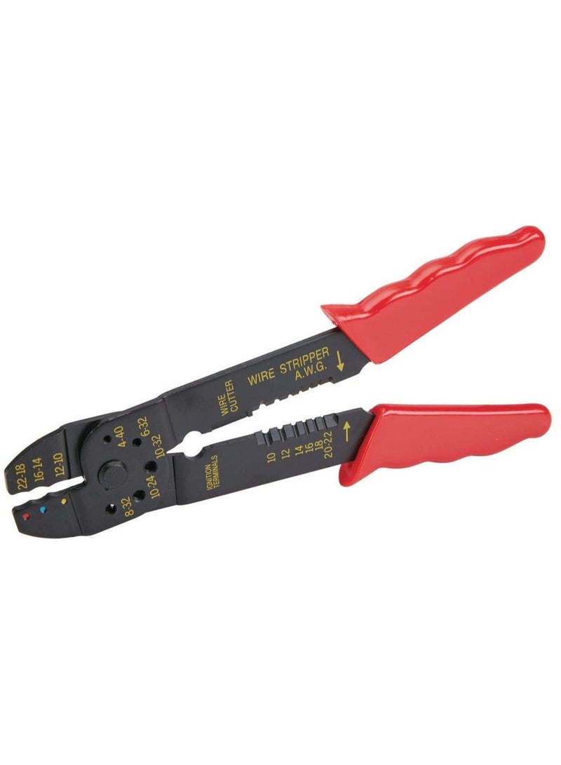 Wire Crimper Stripper Tool Cutter Electrical Pliers Cable Termin - Image 2