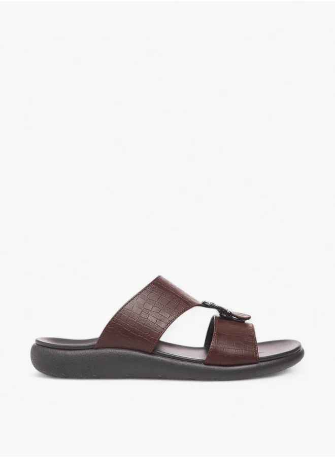 LBL by Shoexpress Buckle Accent Slip-On Arabic Sandals
