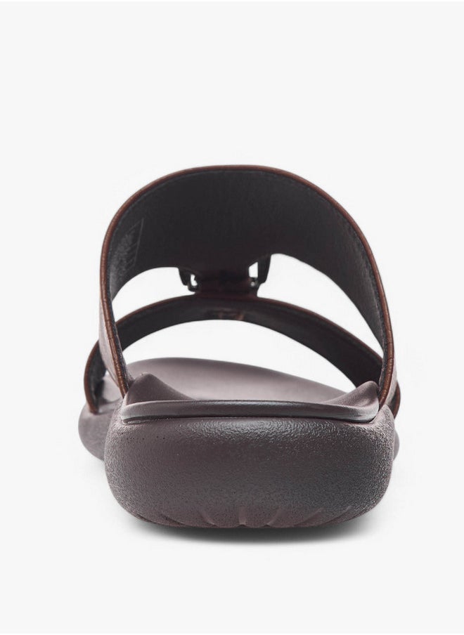 LBL by Shoexpress Buckle Accent Slip-On Arabic Sandals  - Image 4