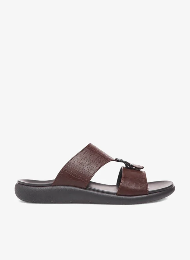 LBL by Shoexpress Buckle Accent Slip-On Arabic Sandals