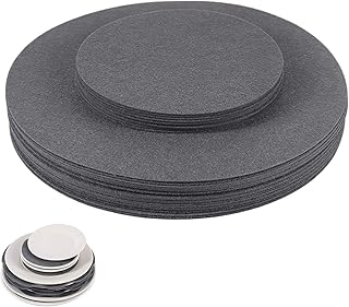 YQL Soft Felt Plate Protectors, Set of 30 and 2 Different Size, Plate Separators Pads China Storage Dividers Protectors - Image 1