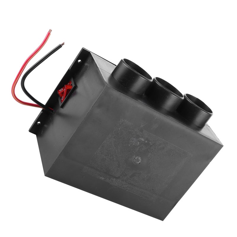 12V Car Heater 3 Hole Portable Winter Heating Warmer Windshield Defroster Fog Removing - Image 1