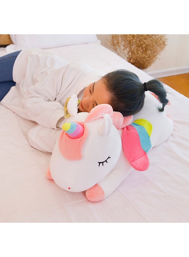 Angel Rainbow Unicorn Plush Toy - Large Size (Pink) - Image 4