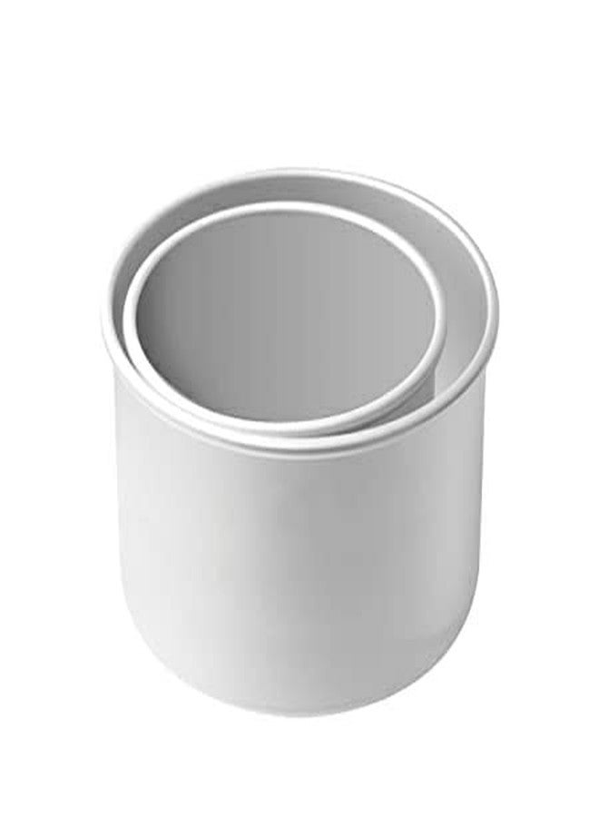 A Z Collection Aluminium Cake Moulds Mini for Microwave Oven-(3 & 4 inch Diameter, Aluminium 2 PCS) - Image 2