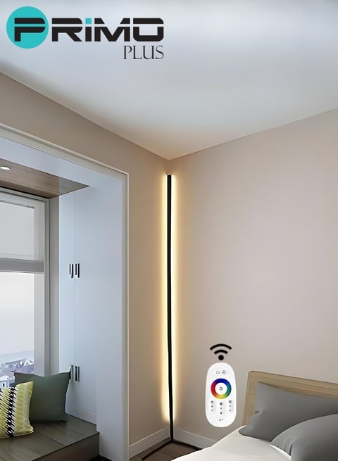 Remote Control LED Light Corner Lamp Multicolour 55x13.78inchRemote Control LED Light Corner Lamp Multicolour 55x13.78 inch