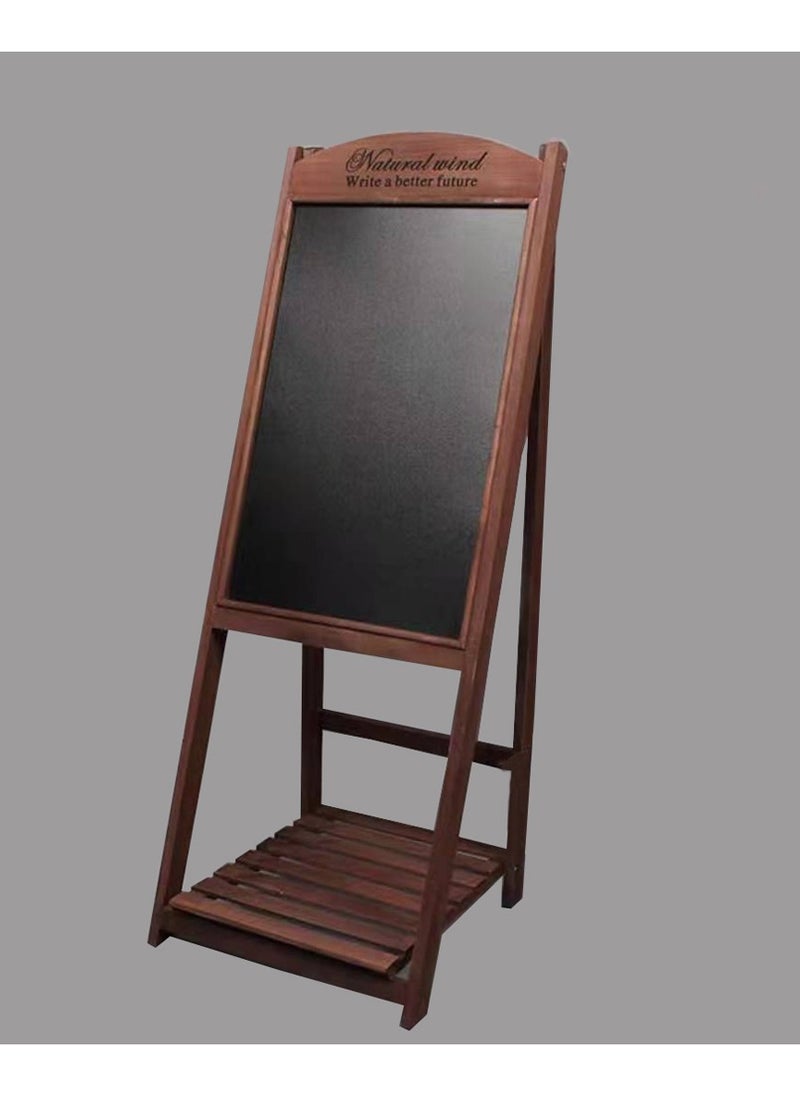 LINGWEI Writing Board Wooden Foldable Drawing Board Wooden Hand Writing Blackboard For Home Restaurant  - Image 2