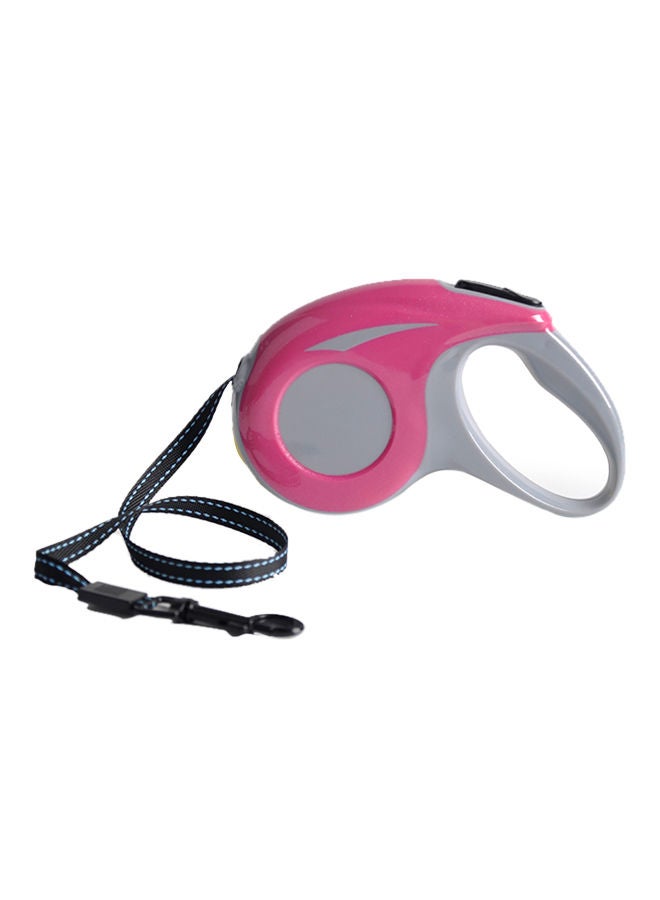 NIBEMINENT Retractable Dog Leash With Handle Pink 5meter