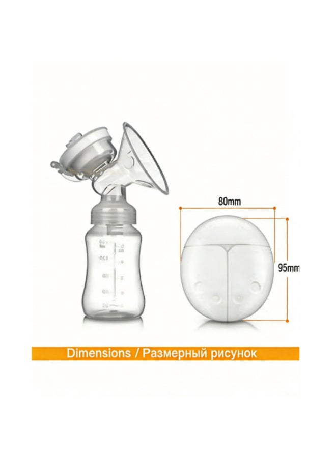 Convenient Double Electric Breast Pumps Powerful Nipple Suction USB Electric Breast Pump with Baby Milk Bottle Cold Heat Pad Nippl - Image 2
