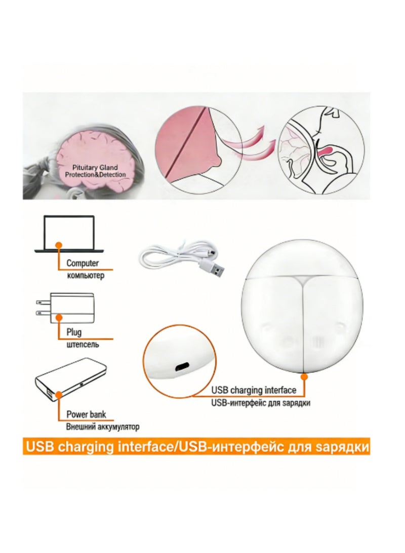 Convenient Double Electric Breast Pumps Powerful Nipple Suction USB Electric Breast Pump with Baby Milk Bottle Cold Heat Pad Nippl - Image 4
