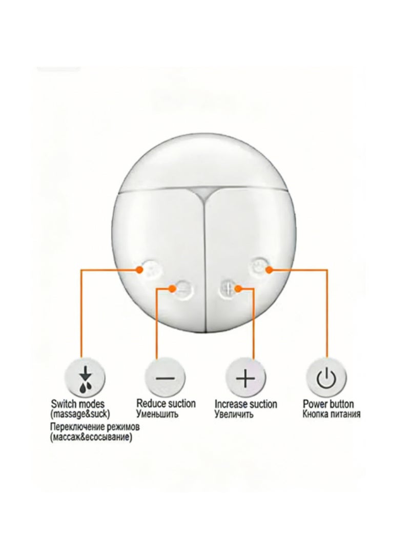 Convenient Double Electric Breast Pumps Powerful Nipple Suction USB Electric Breast Pump with Baby Milk Bottle Cold Heat Pad Nippl - Image 5