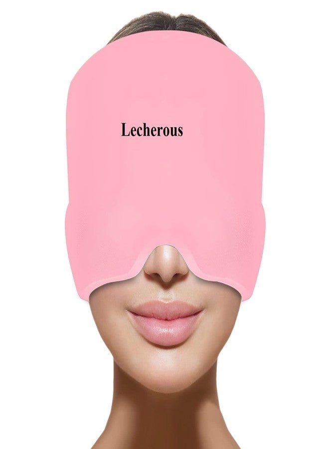 Lecherous قبعة ليتشيروس لتخفيف الصداع النصفي، والصداع، واحتقان الجيوب الأنفية، وتخفيف التوتر. قبعة لتخفيف الصداع للرجال والنساء. علاج ساخن وبارد. قبعة ثيرماكس المريحة للصداع النصفي. قبعة مريحة للصداع النصفي. - Image 1