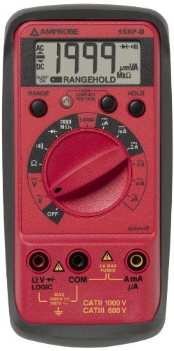 Amprobe 15XP-B Compact Digital Multimeter with Non-Contact Voltage Indicator and Logic Test - Image 3