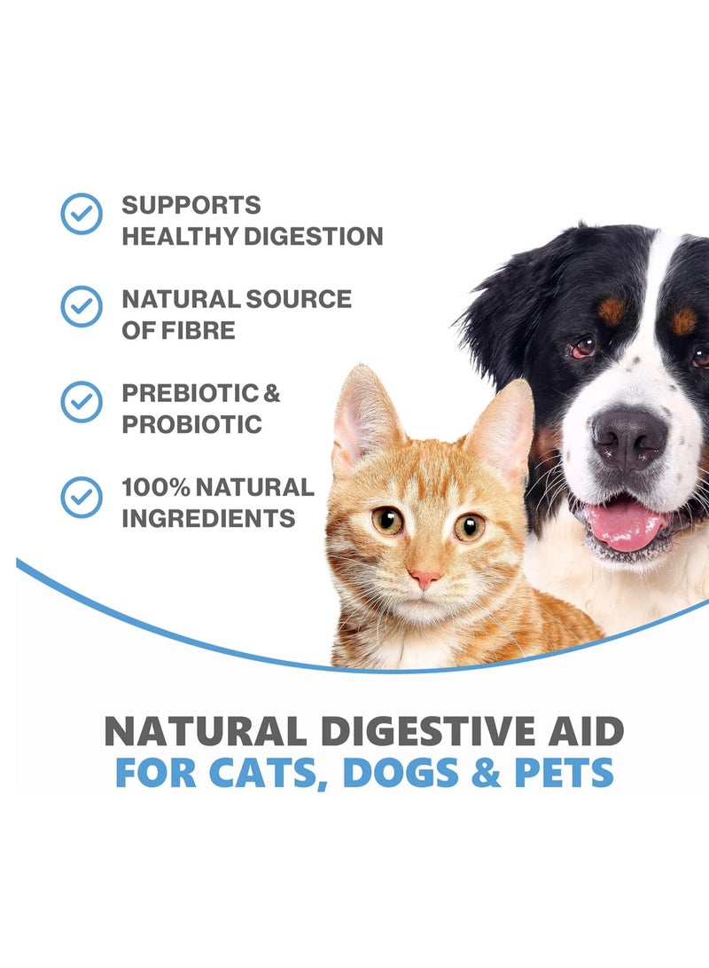 Pets Purest Digestive Prebiotic Probiotic for Dogs Cats and Pet 100 percent  Natural Fibre Digestion Enzymes Immune Support Supplement for Gut Health and Healthy Stools - Image 4