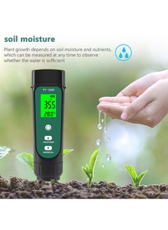 Generic Soil Tester for Soil Moisture Temperature and Conductivity Measures Garden Farm Lawn Indoor Outdoor Plant Care  - Image 4