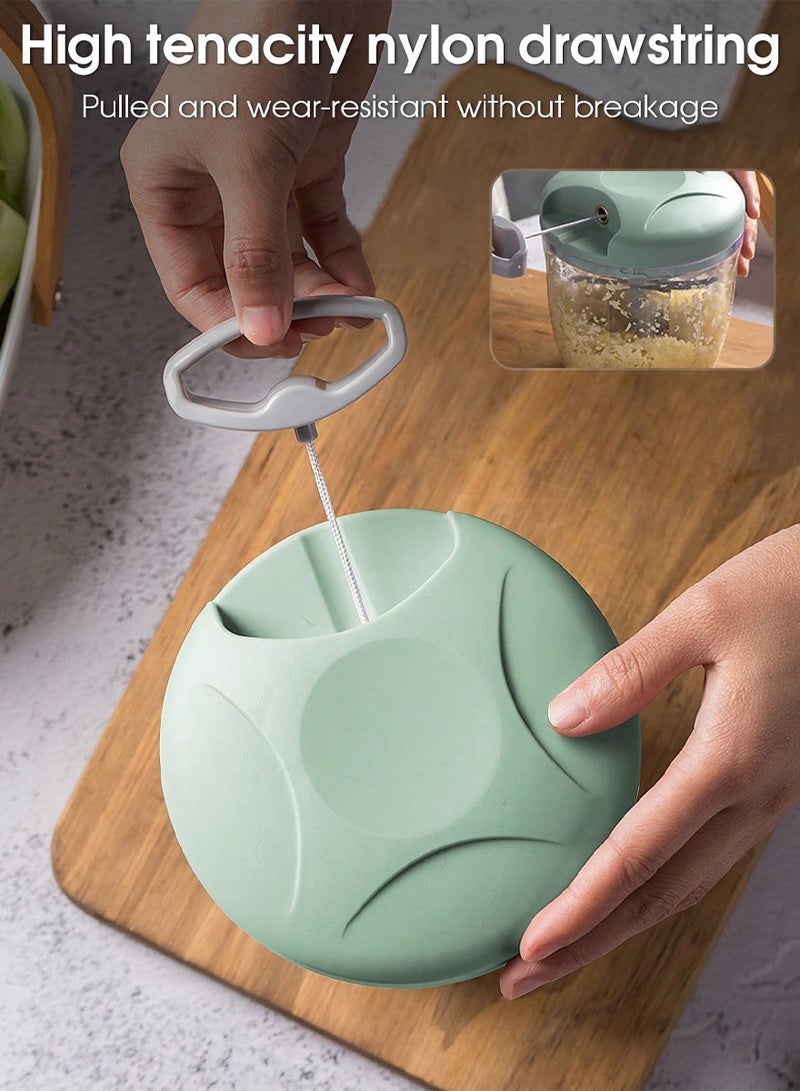 Smart Kitchen Manual Food Chopper Serves As Vegetable Cutter, Onion Cutter, Multi-Functional Chopper, Masher, Crusher, And Blender - Hand Pull Chopper Quick, Safe and Convenient - Image 3