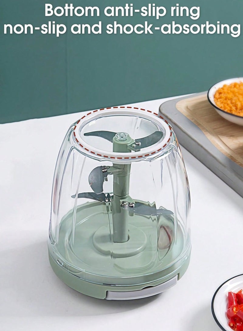 Smart Kitchen Manual Food Chopper Serves As Vegetable Cutter, Onion Cutter, Multi-Functional Chopper, Masher, Crusher, And Blender - Hand Pull Chopper Quick, Safe and Convenient - Image 5