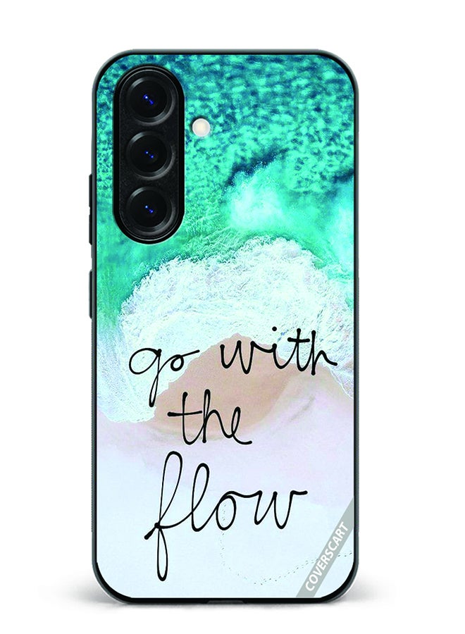 COVERSCART Protective Case Cover For Samsung Galaxy A56 Go With The Flow Design Multicolour