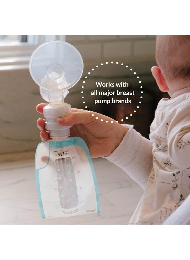 Kiinde Kiinde Breast Milk Storage Twist Pouch (6 oz - Pack of 80)  - Image 3