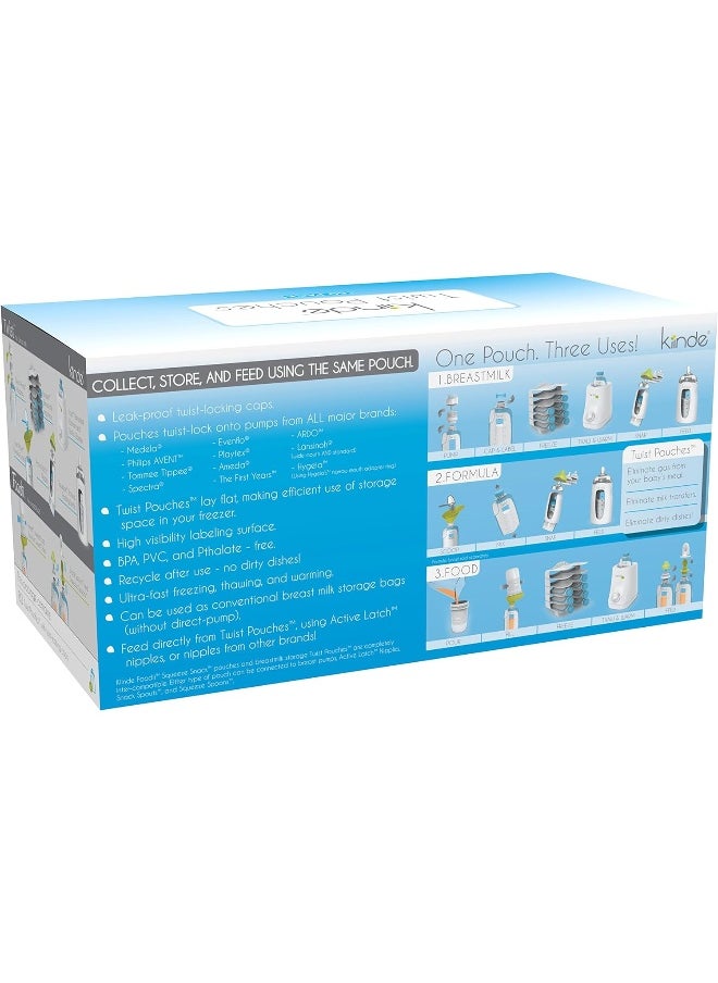 Kiinde Kiinde Breast Milk Storage Twist Pouch (6 oz - Pack of 80)  - Image 4