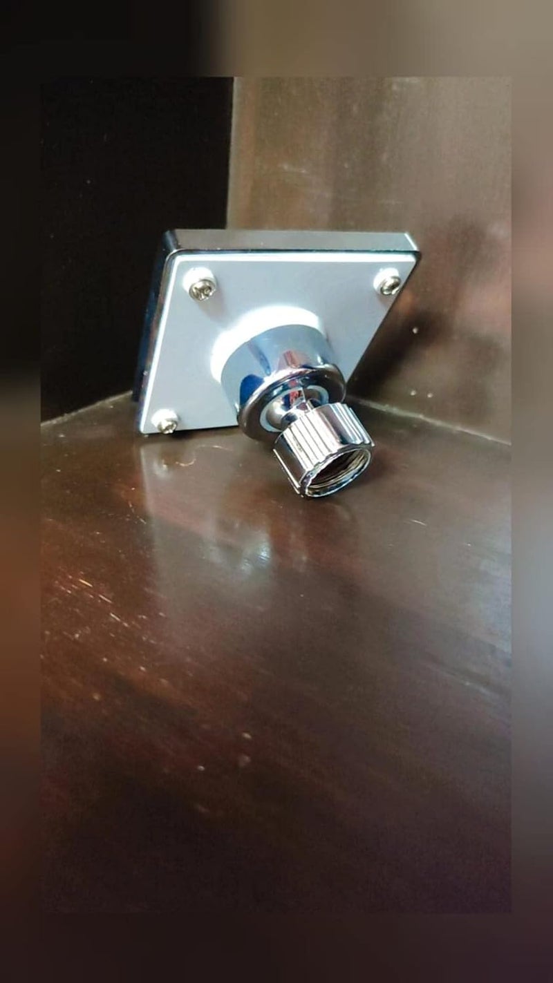 Elegance Amaze ABS Shower Head 3" With 9" Long Arm for Bathroom Overhead Shower With Arm Combo Set - Image 4