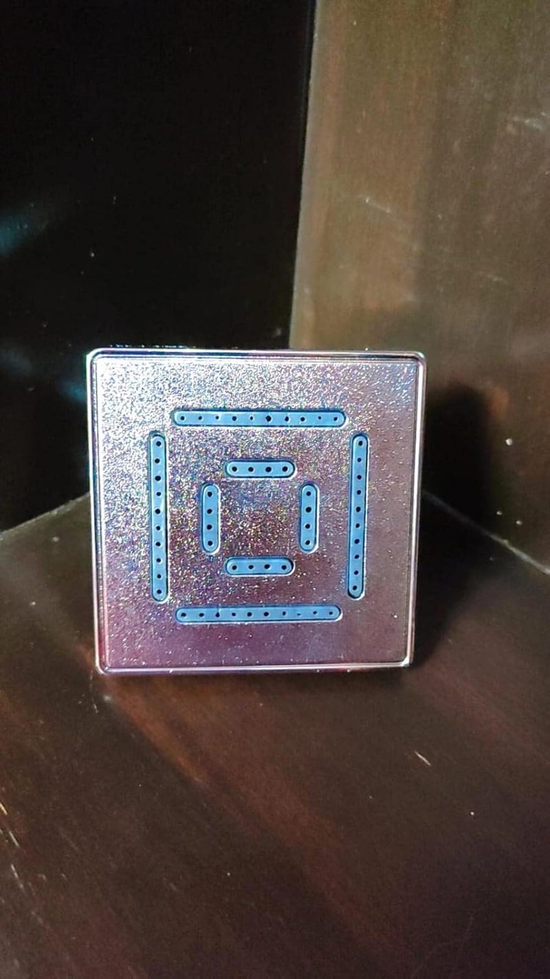 Elegance Amaze ABS Shower Head 3" With 9" Long Arm for Bathroom Overhead Shower With Arm Combo Set - Image 3