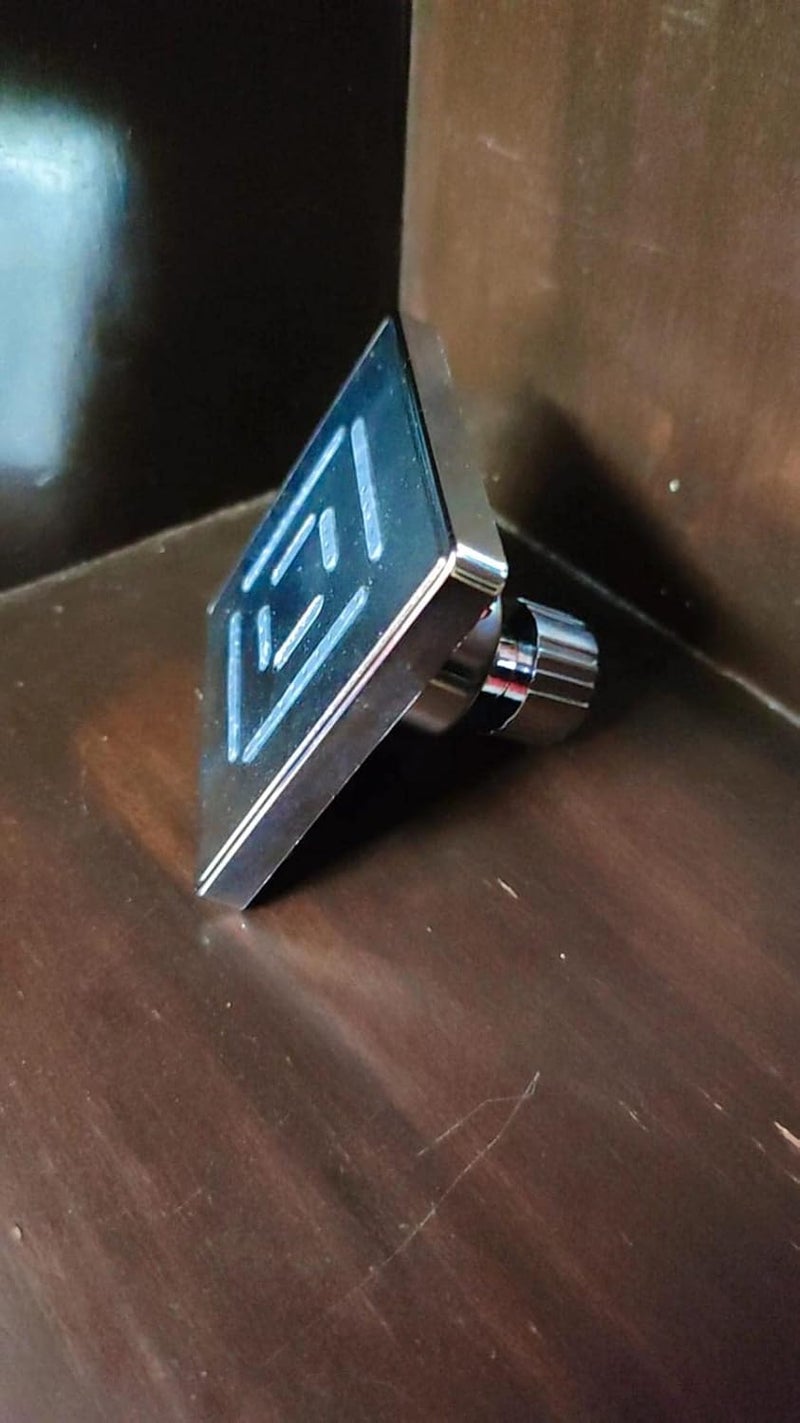 Elegance Amaze ABS Shower Head 3" With 9" Long Arm for Bathroom Overhead Shower With Arm Combo Set - Image 5