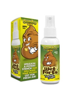 Wet Farts (Jumbo - 60Ml) - Potent Fart Spray - Extra Strong Stink - Hilarious Gag Gifts & Pranks For Adults Or Kids - Prank Poop Stuff - Non Toxic - Smells Like Really 'Bad' Gas