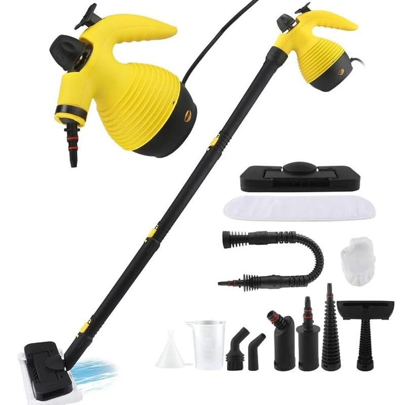 DENX DX2911 Steam Cleaner – 15 in 1 – 1200W – 300KPA Steam Pressure – 350ml Water Tank – Portable Steam Cleaner for Floors, Glass, Kitchens, Bathrooms, Furnishings - Image 2