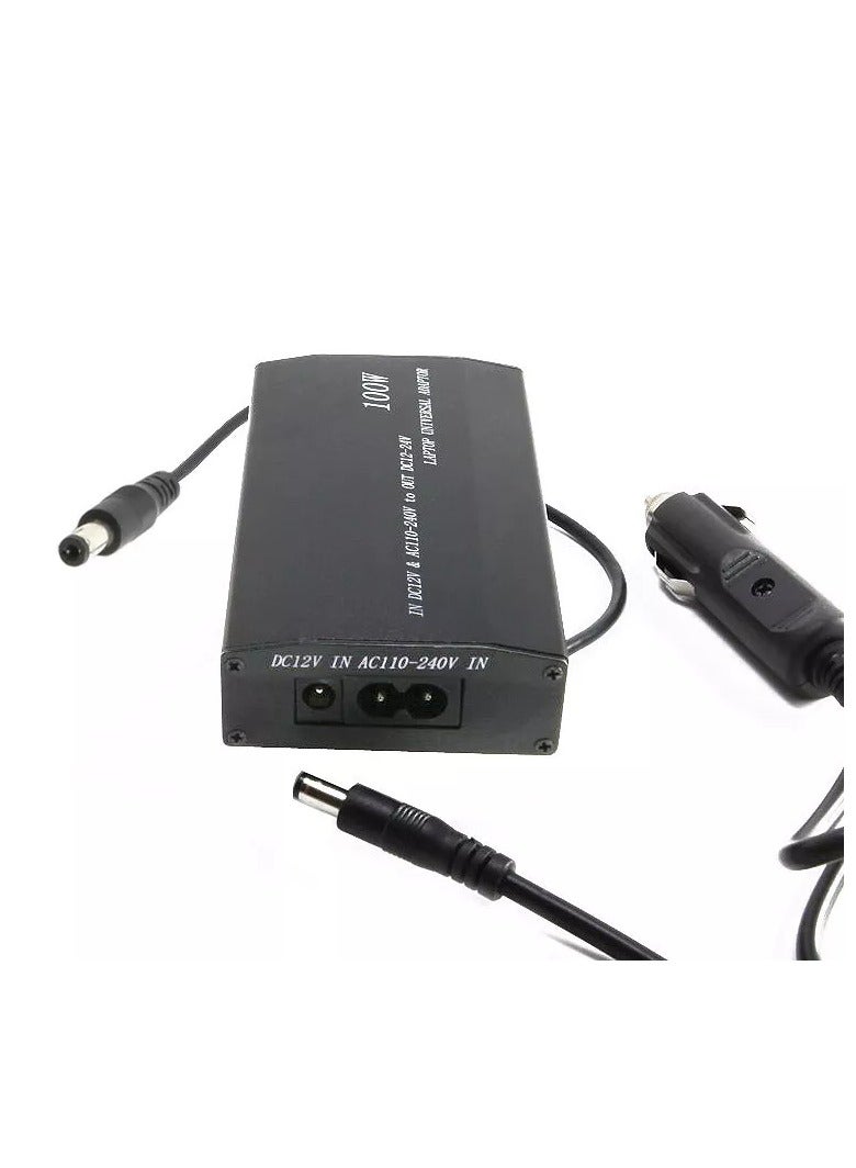 Terabyte Laptop Notebook Power 100W Universal Charger with Car Charger & AC Power Adapter & 8 Power - Image 5