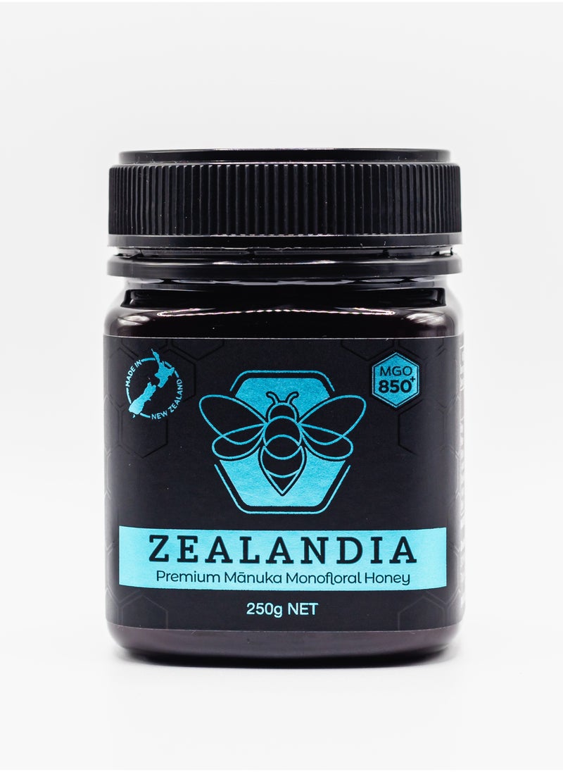 ZEALANDIA Premium Manuka Monofloral Honey Mgo850 250g 