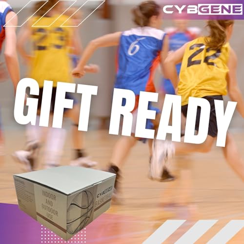 CybGene Daughter Gifts from Mom, to My Daughter Basketball, Personalized Basketball for Daughter for Birthday Christmas, Purple adn Pink - Image 4