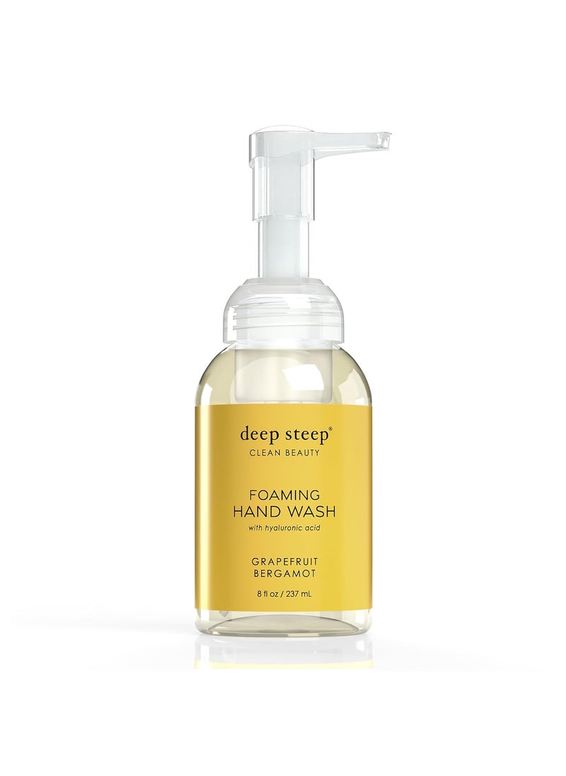 Deep Steep Deep Steep Foaming Hand Wash 8oz Grapefruit Bergamot 