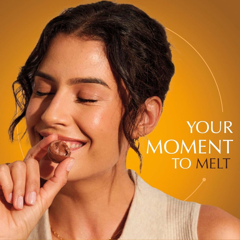 Lindt LINDOR Caramel Milk Chocolate Truffles, 60 Count - Image 5