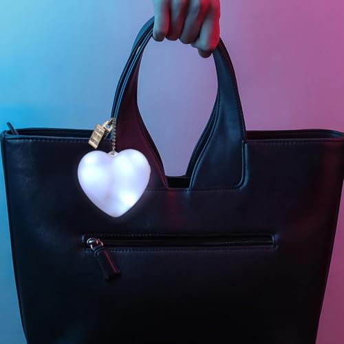 Uonlytech 2Pcs Purse Light Handbag Light Sensor Heart Shape Bag Illuminator Hanging Night Light for Women Ladies Girls … - Image 4