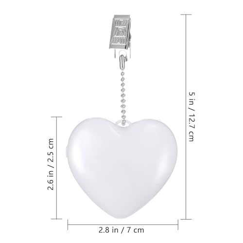 Uonlytech 2Pcs Purse Light Handbag Light Sensor Heart Shape Bag Illuminator Hanging Night Light for Women Ladies Girls … - Image 2