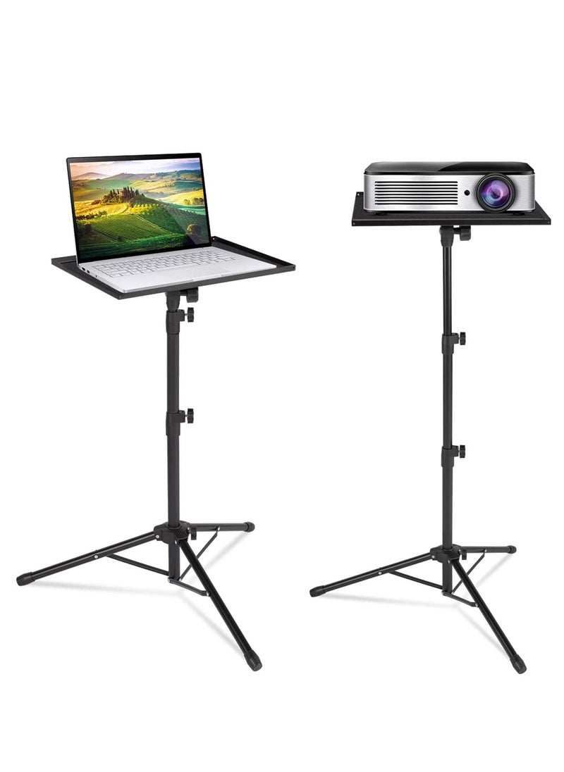 ELTRAZONE - Projector Stand,Laptop Tripod Stand Adjustable Height 17.7 to 47.2 Inch , Portable Projector Stand Tripod for Outdoor Movies-Detachable Computer DJ Equipment Holder Mount - Image 1
